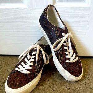 Madewell animal print sneakers